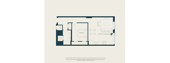 1 Bed - 1 Bath | AJ5B