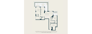 A black and white floor plan of a house with labeled rooms.