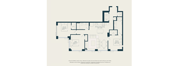 A floor plan of a house with labeled rooms and a second floor.