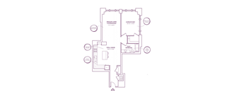 A21 Floor Plan at The Bartlett, Arlington, VA