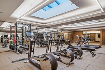 State-of-the-art fitness center and yoga studio