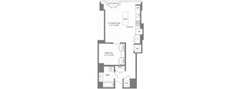 1 Bed - 1 Bath | A02