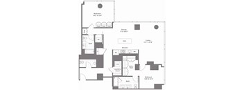 2 Bed - 2.5 Bath | B11A