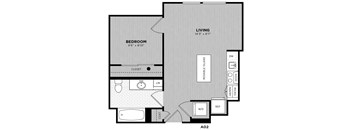 1 Bed - 1 Bath | Bolster A02