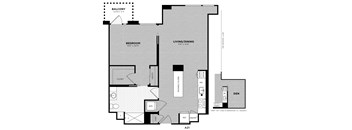 1 Bed - 1 Bath | Bowerman A21