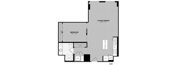 1 Bed - 1 Bath | Blais A24