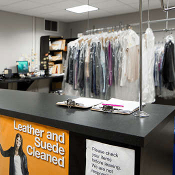 On-site valet, dry cleaning, and package room