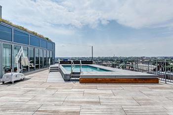 Rooftop swimming pool