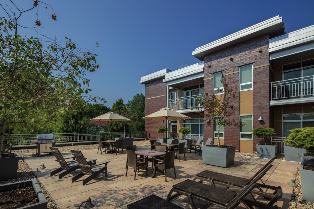 Outdoor Patio at The Ideal, Madison, Wisconsin