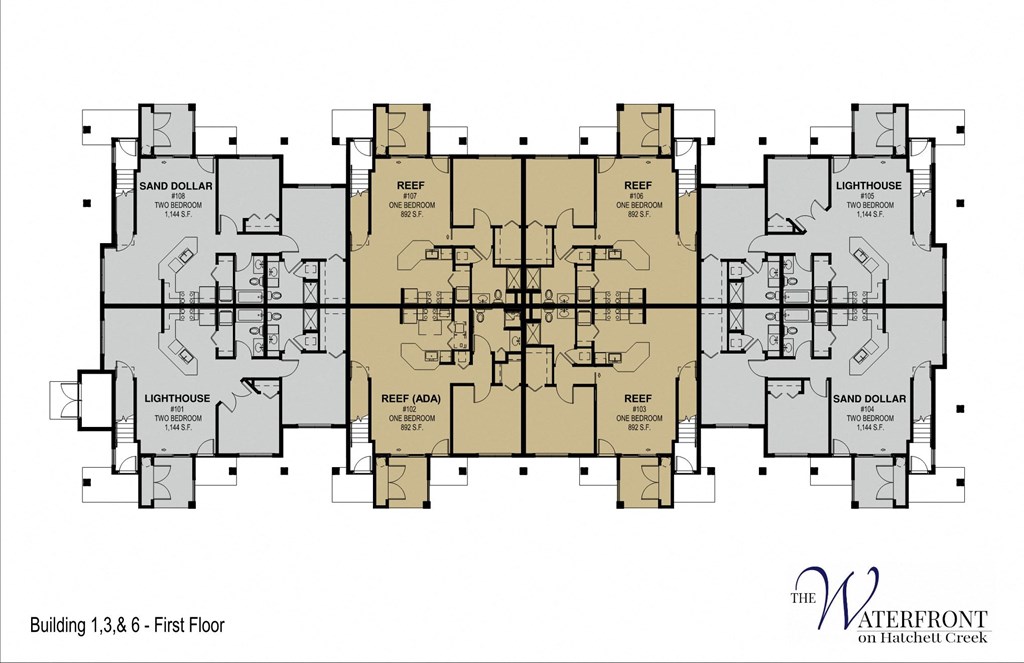 a floor plan of the first floor of a building