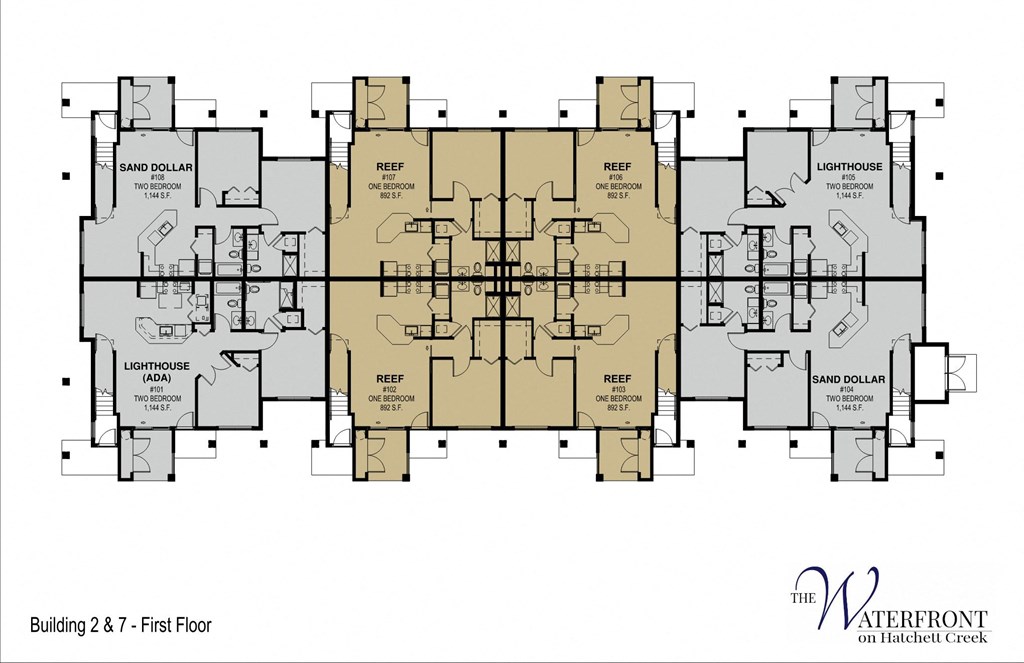 a floor plan of the first level of a house
