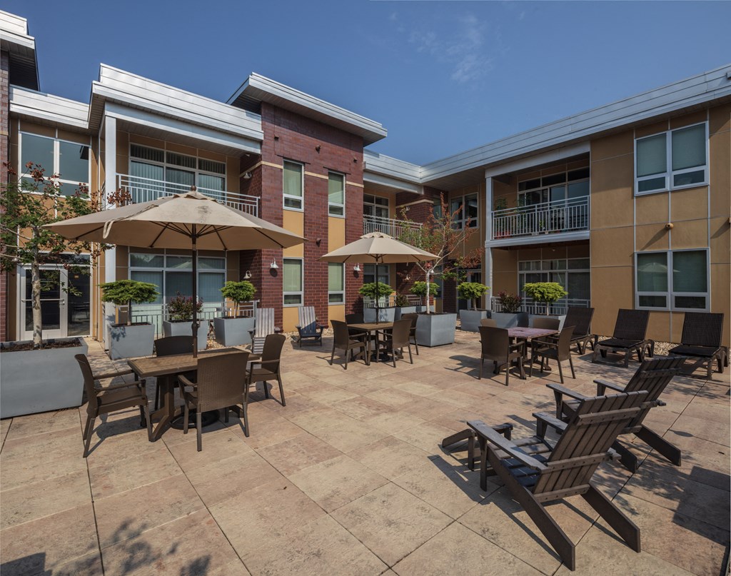 Outdoor Lounge at The Ideal, Madison, WI, 53715