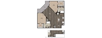 2 Bedroom 2 Bath B4A