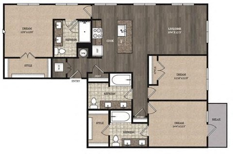 1825 E Washington Ave Studio-3 Beds Apartment for Rent - Photo Gallery 48