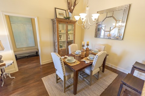 Elegant Dining Space at The Villas at Nature Walk, Huntsville, AL