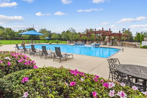 Pool With Sundecks at The Villas at Nature Walk, Huntsville, AL, 35824
