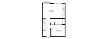 1 Bed 1 Bath