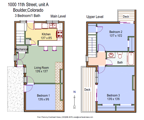 1000 11th Street Unit A Floor plan