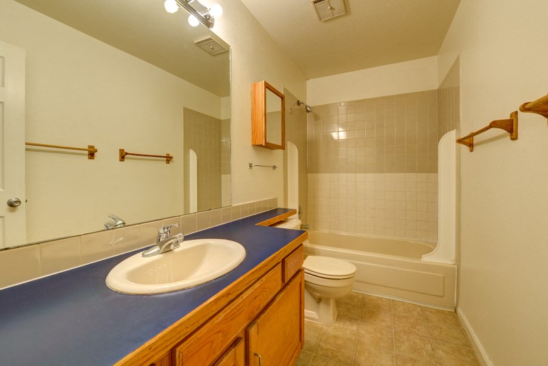 a bathroom with a sink toilet and a shower