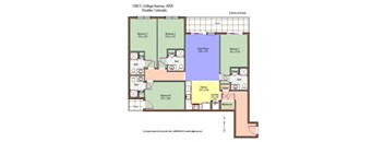 1350 College Unit #205 Floor Plan