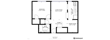 1 Bed 1 Bath