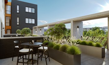 14th & Jay Courtyard with Seating 1405 Jay Street 1-2 Beds Apartment for Rent - Photo Gallery 3