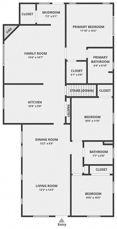 a floor plan of a house