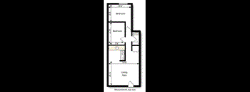 2340 S University Unit 11 Floor Plan