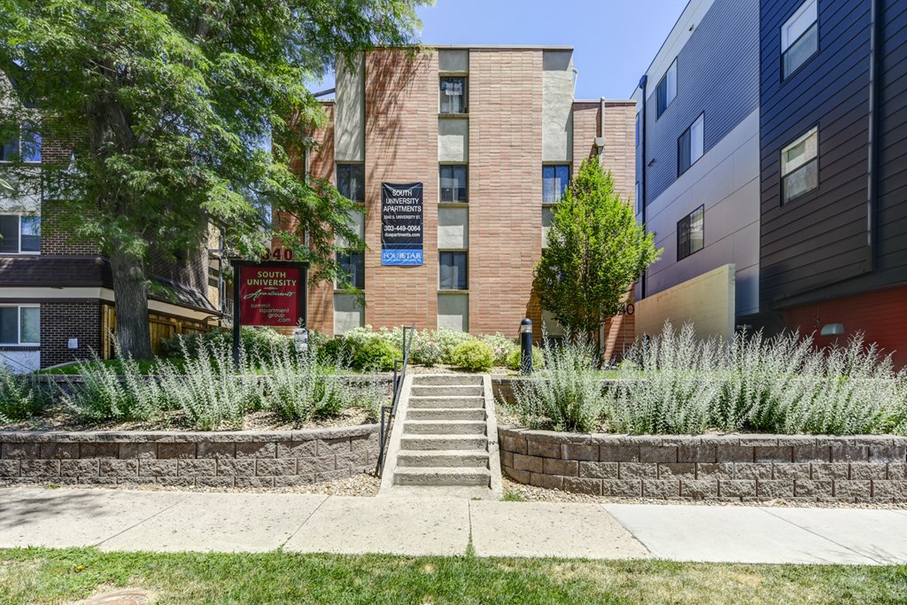 Building from S. University Blvd.