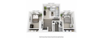 2 Bed 1 Bath