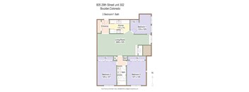 Unit 302: 3 Bed 1 Bath