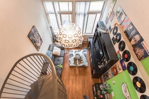 view from the loft