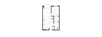 floor plan of the first level of the modern house