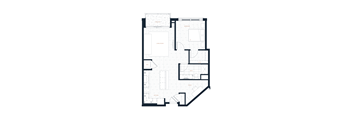 floor plan of the first floor of the house