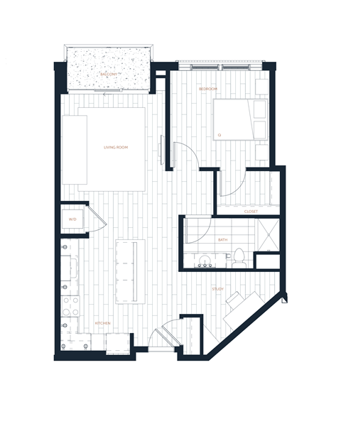 floor plan of the first floor of the house