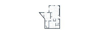 floor plan of the first floor of an apartment building
