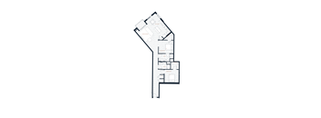 floor plan of the first floor of an apartment building