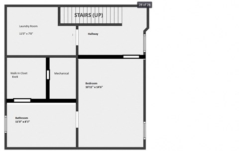 a floor plan of a house