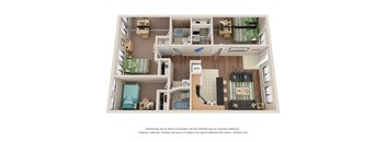 3 Bed 3 Bath 800 sqft