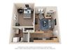 Mid Floor; Cozy + Fireplace