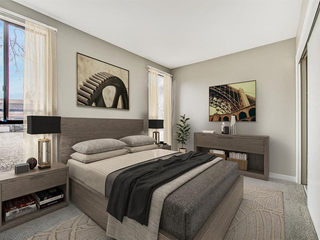 Henley and Remy Apartments Bedroom