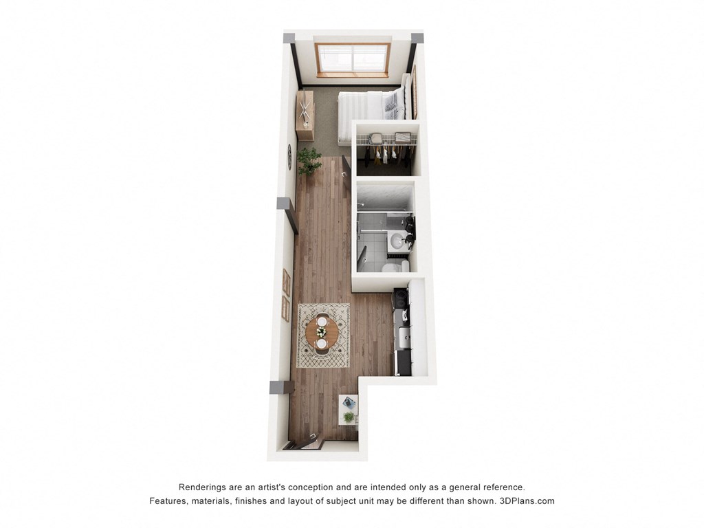 bedroom floor plan  the residences at