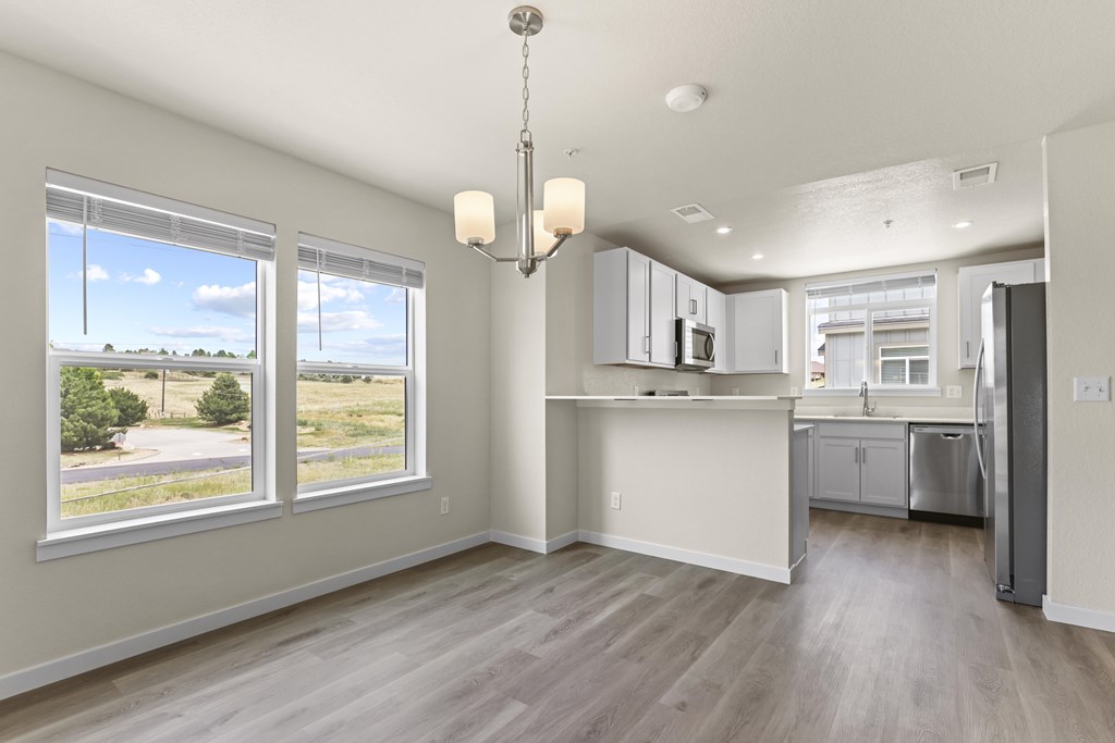 Fully-Equipped Kitchens at The Townhomes at Pine Drive, Parker, CO, Colorado