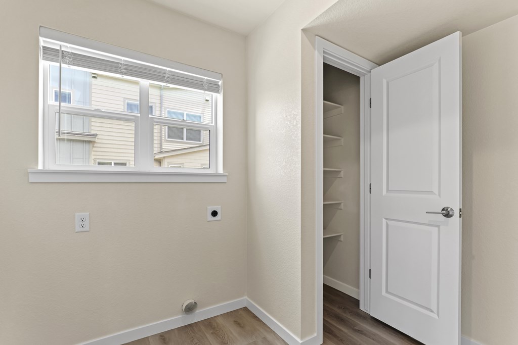Built-In Shelving In Closet at The Townhomes at Pine Drive, Parker, 80138