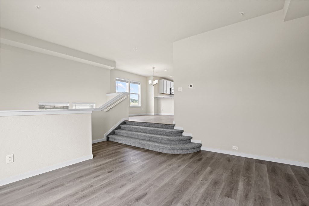 Carpeted Stairway at The Townhomes at Pine Drive, Parker