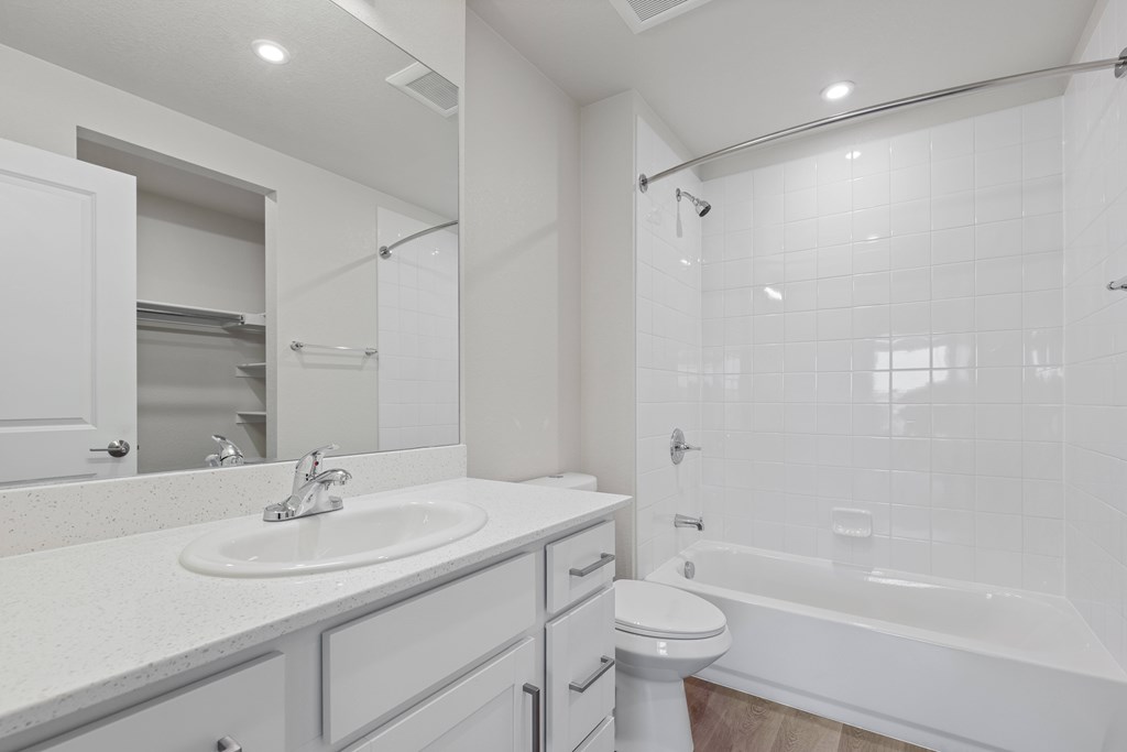 Large Soaking Tub In Bathroom at The Townhomes at Pine Drive, Parker, CO, Colorado