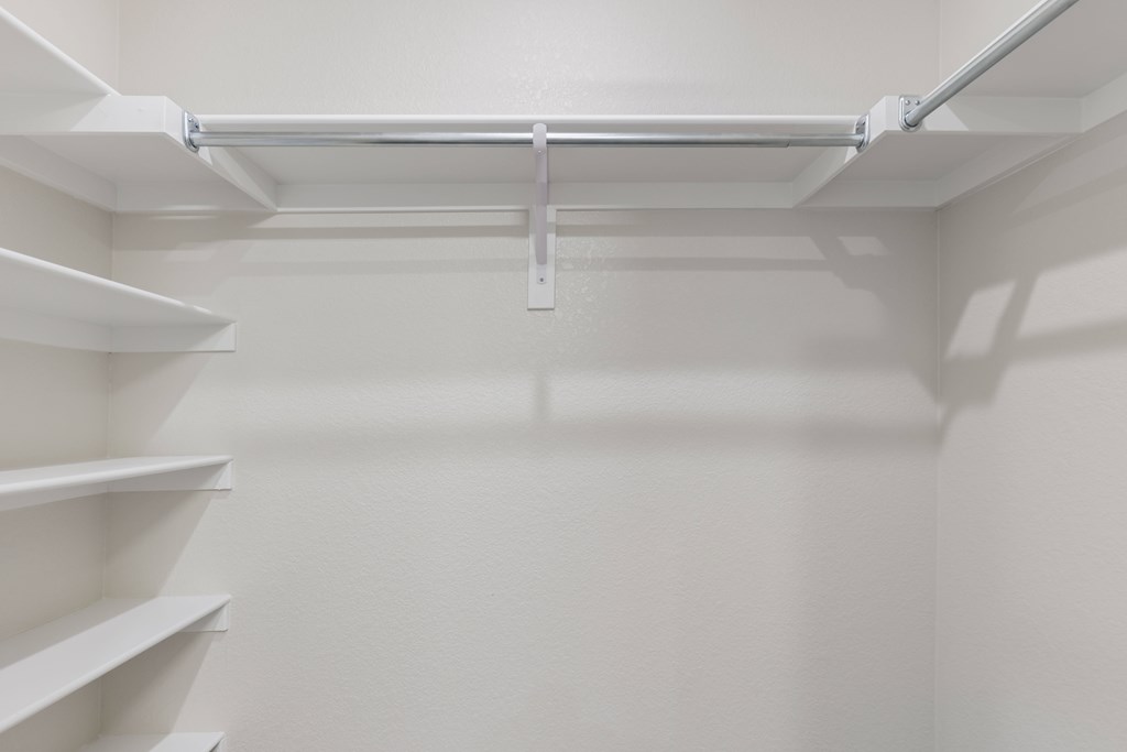 Generous Walk-In Closets With Shelving at The Townhomes at Pine Drive, Parker, 80138