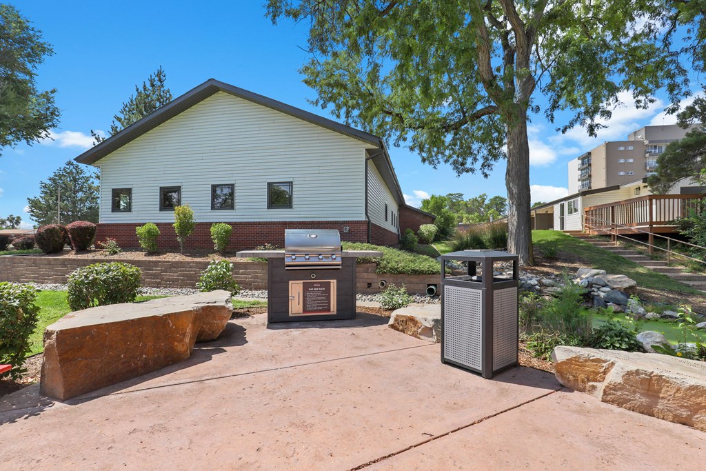 our apartments showcase a beautiful patio