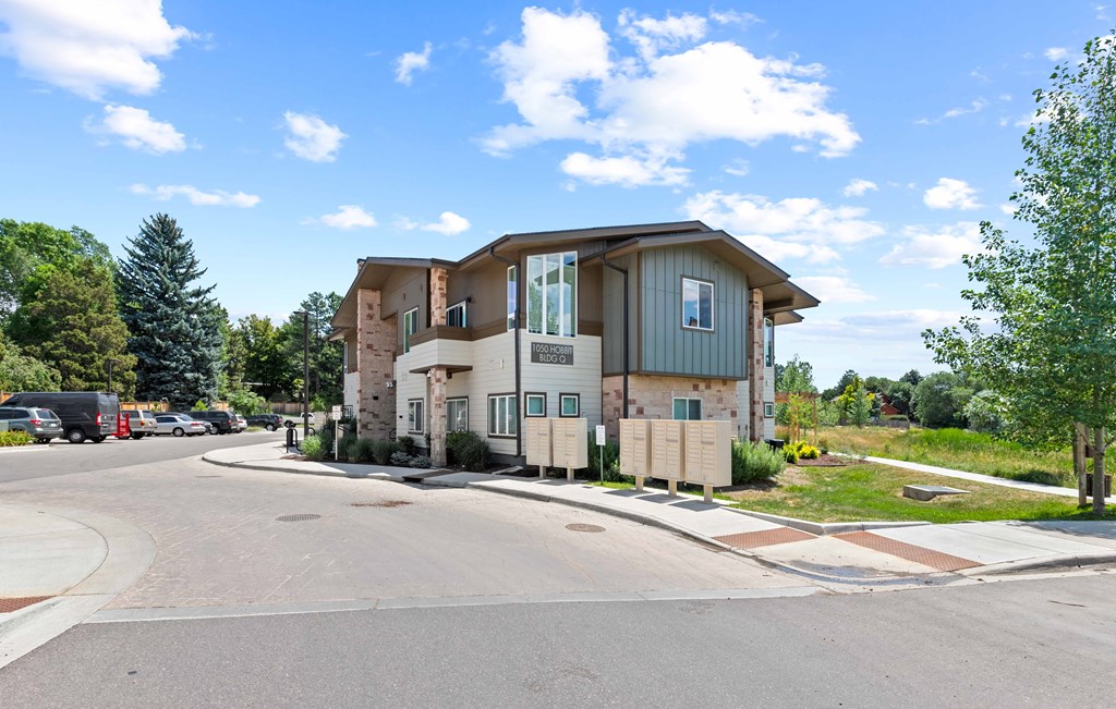 the building where the apartment is located