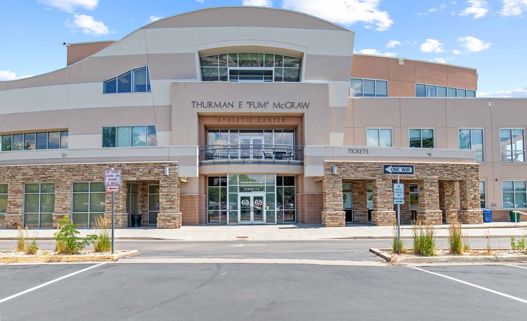 The exterior of the Thurman E. Thurman McGraw Athletic Center.
